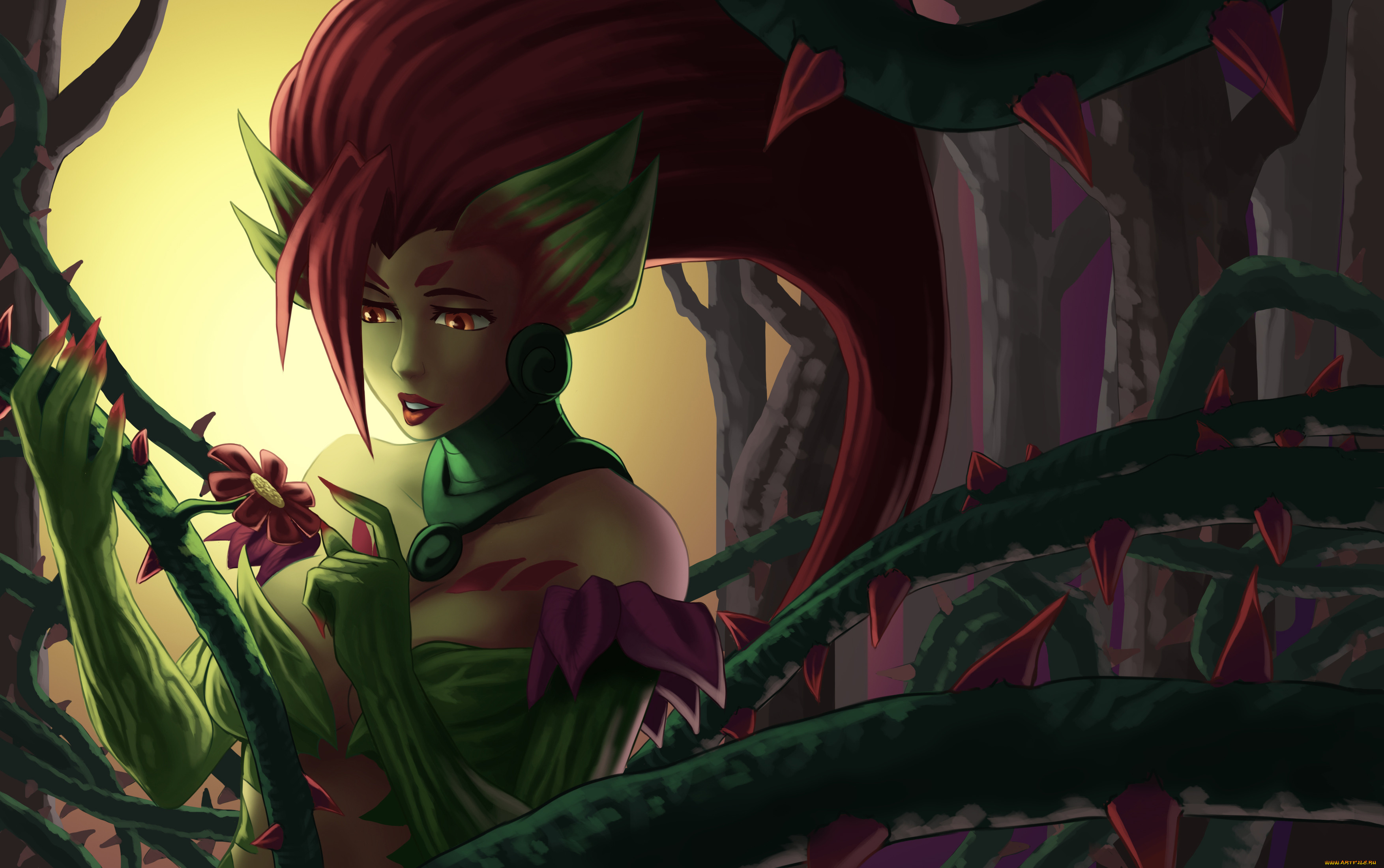 league of legends, , , league, of, legends, zyra, rise, the, thorns